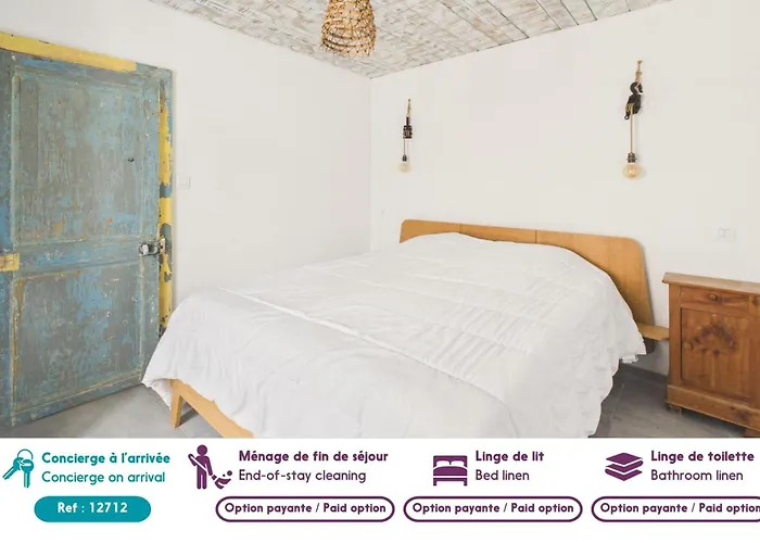 Hébergement de vacances 100 M De La Plage, Terrasse, Maison Pour 2