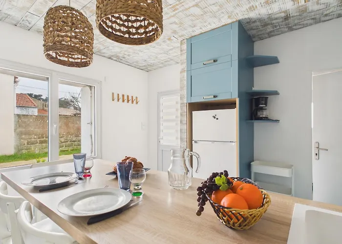 Hébergement de vacances 100 M De La Plage, Terrasse, Maison Pour 2